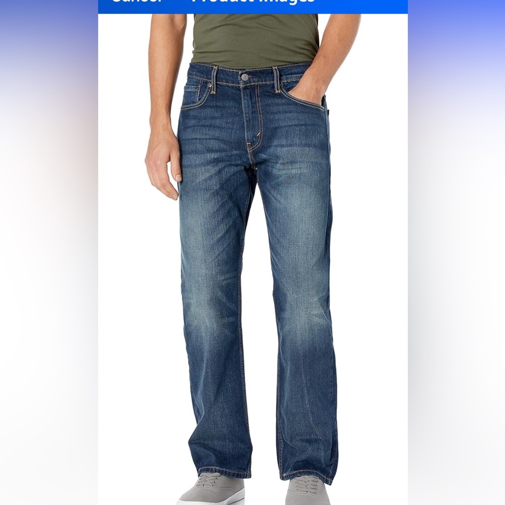 Levi's Blue Relaxed Jeans Classic Style